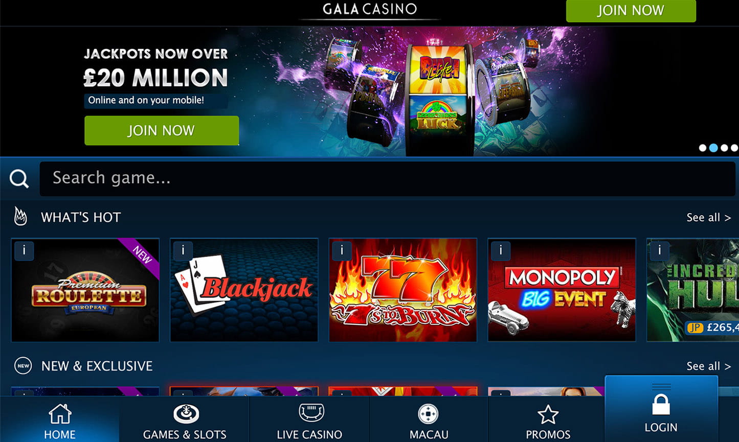 Gala casino 20 free play