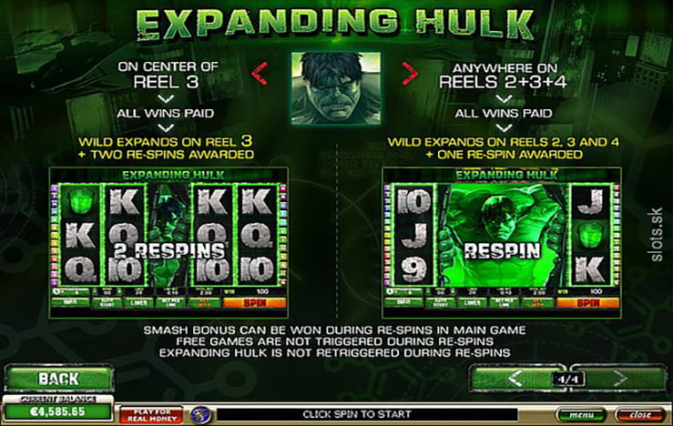 Online casino hulk