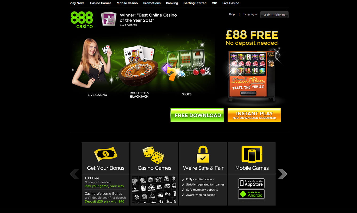 888 casino software download