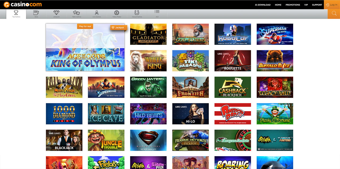 Casino.com – A UK Operator within an Ace of Perfect