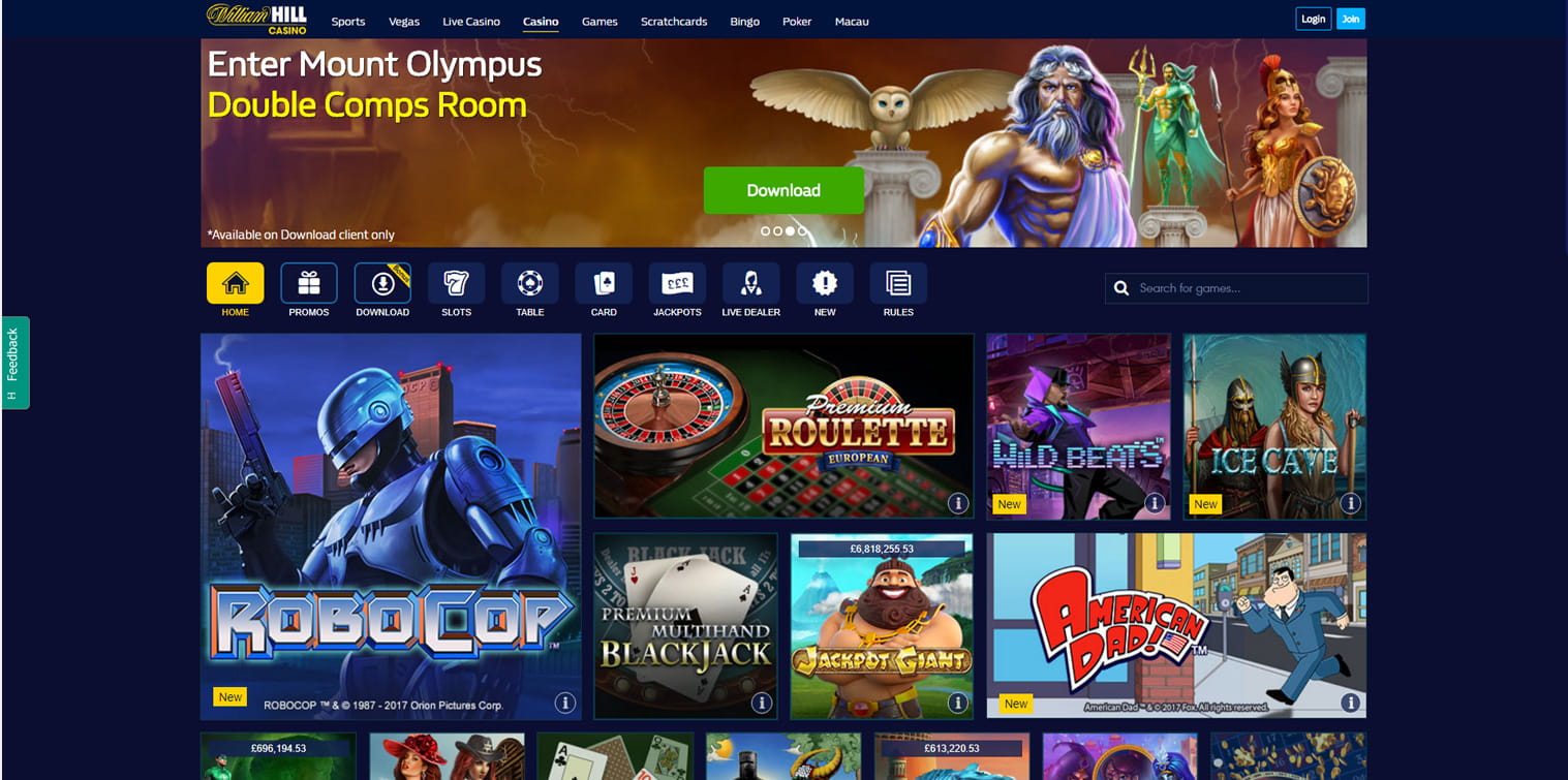 william hill change player name live casino