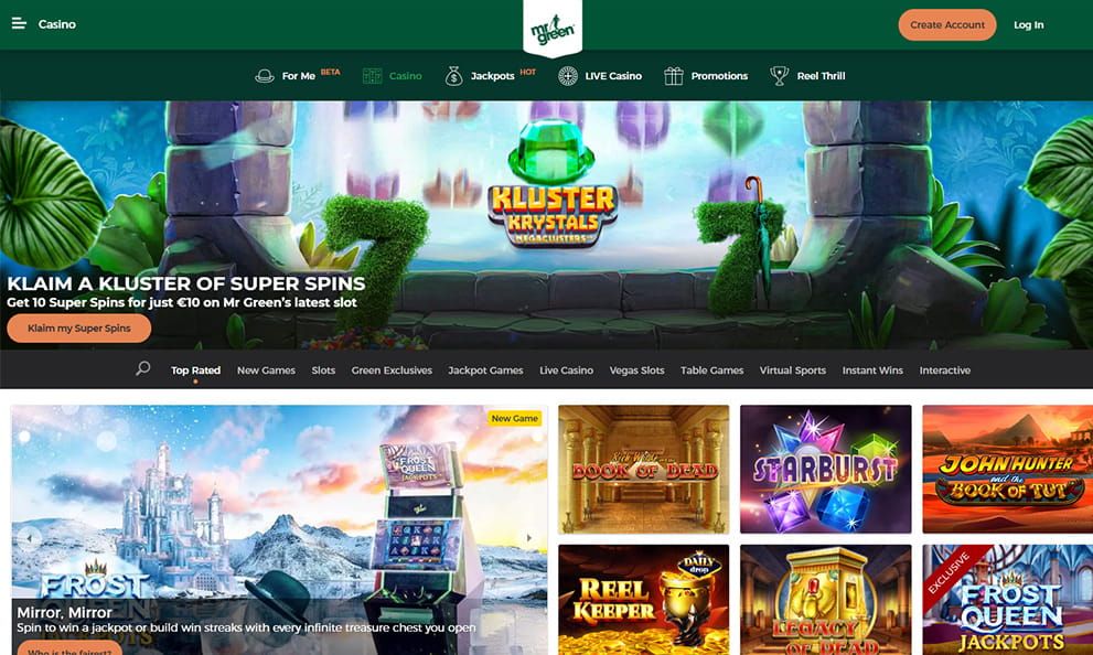 Mr Green Casino Review 2023 - Games, Bonuses, Software