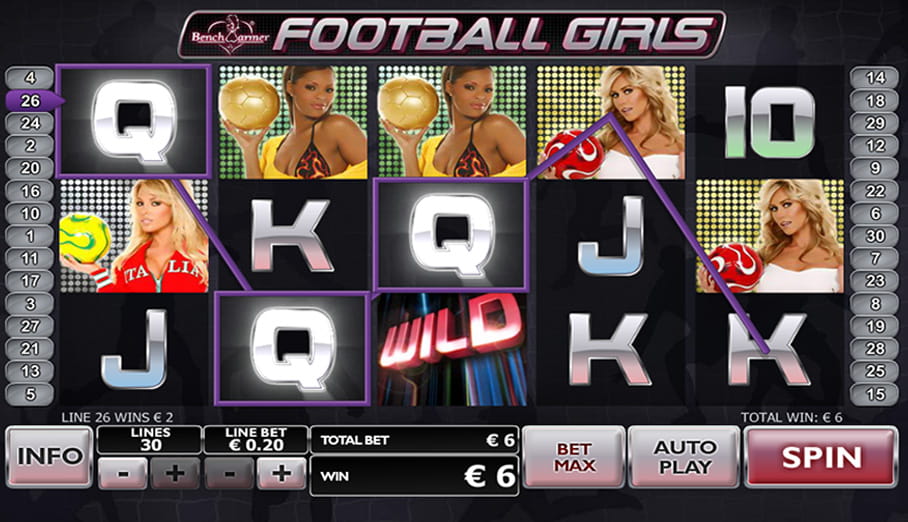 Football Girls Slot Screenshot