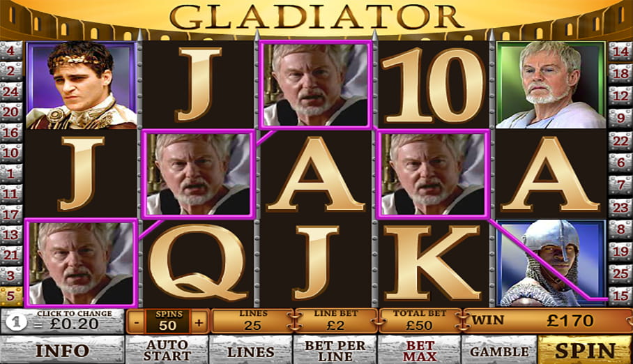 Gladiator Slot Screenshot