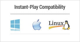 Instant-play casinos - compatible with all operating systems