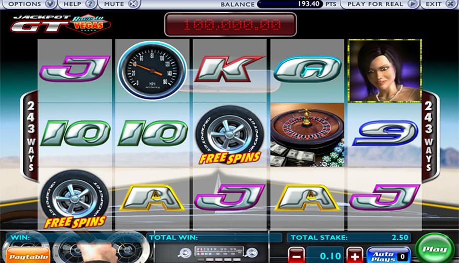 Jackpot GT Slot Screenshot