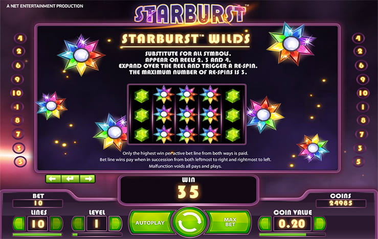 Starburst Wilds Feature