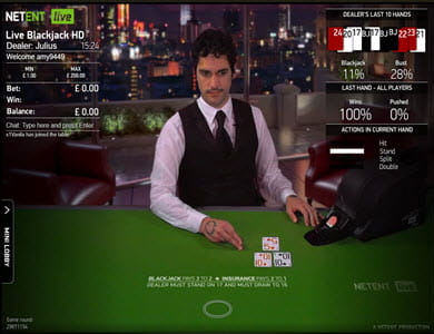 Common Draw Live Blackjack