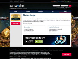 Games to Play on Mobile Party Casino