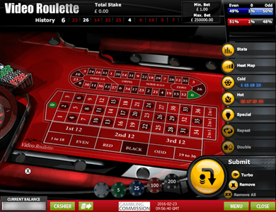 High Stakes Video Roulette at Ladbrokes Casino