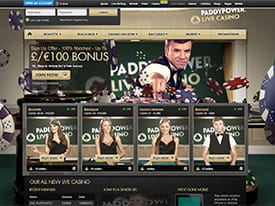 Live Dealers Paddy Power Casino