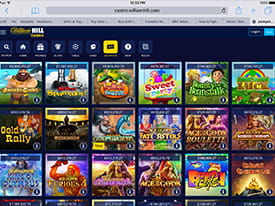 William Hill Casino Mobile Platform - Preview