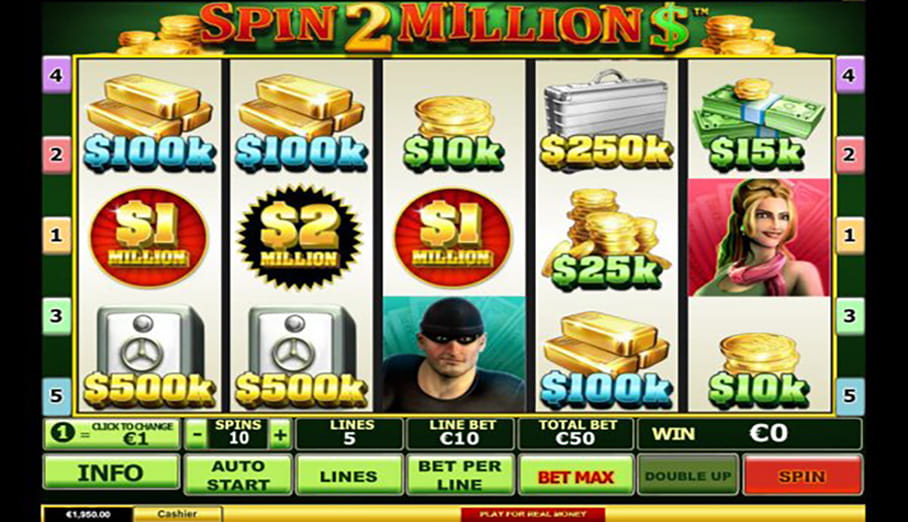 Spin 2 Million Slot Screenshot